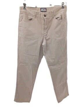 Johnnie-O Prep-Formance Pants Mens 34x32 Beige Straight Golf Stretch Casual